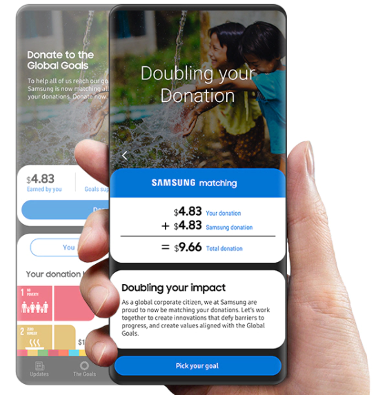 Samsung menggandakan dampak yang Anda buat